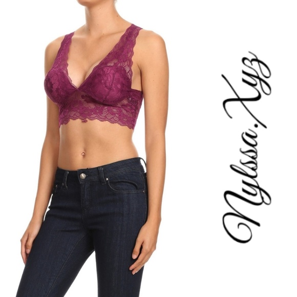 Full Floral Lace Bralette - Picture 6 of 7